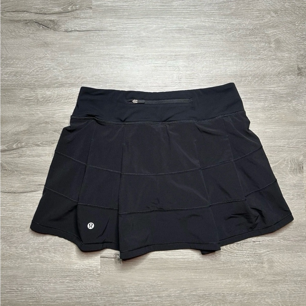 Lululemon Skirt Women’s Size 4 Black Pace Rival Performance Golf Tennis Athletic